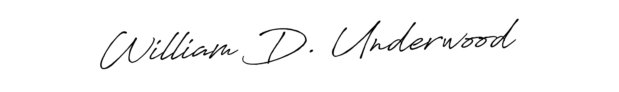 How to make William D. Underwood signature? Antro_Vectra_Bolder is a professional autograph style. Create handwritten signature for William D. Underwood name. William D. Underwood signature style 7 images and pictures png