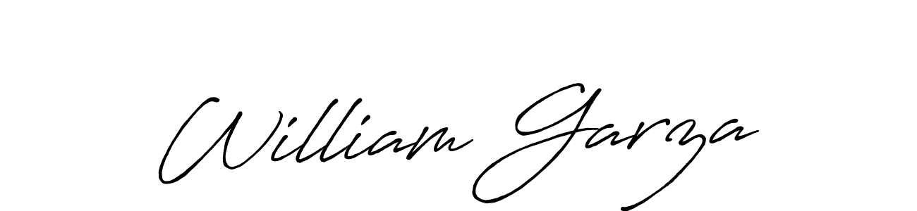 Also we have William Garza name is the best signature style. Create professional handwritten signature collection using Antro_Vectra_Bolder autograph style. William Garza signature style 7 images and pictures png