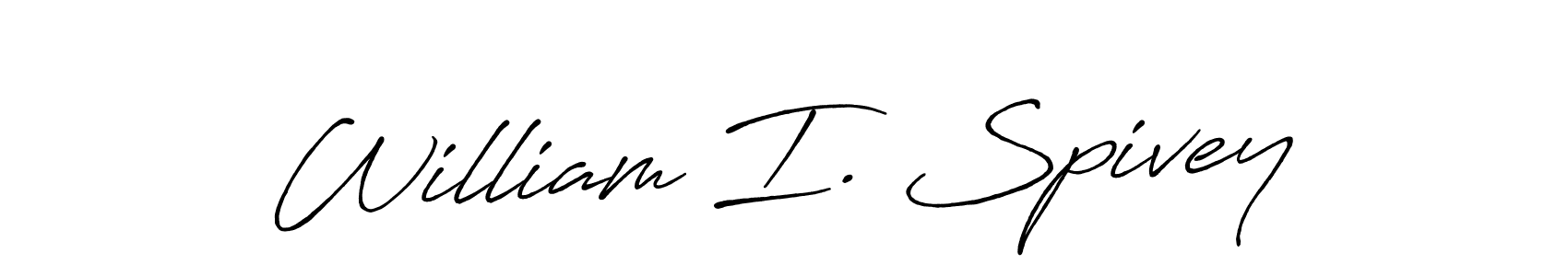 Once you've used our free online signature maker to create your best signature Antro_Vectra_Bolder style, it's time to enjoy all of the benefits that William I. Spivey name signing documents. William I. Spivey signature style 7 images and pictures png