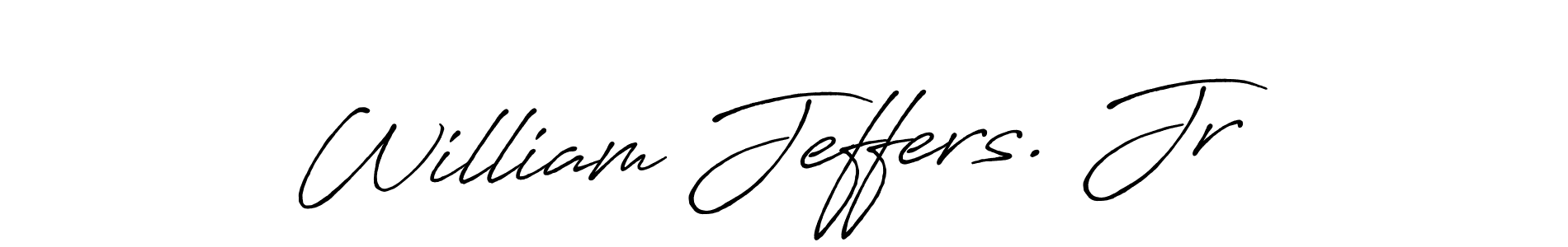 How to Draw William Jeffers. Jr signature style? Antro_Vectra_Bolder is a latest design signature styles for name William Jeffers. Jr. William Jeffers. Jr signature style 7 images and pictures png