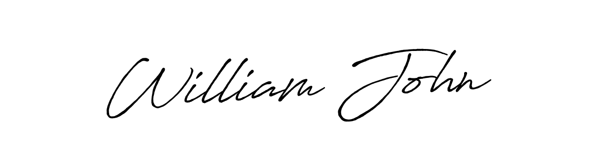 The best way (Antro_Vectra_Bolder) to make a short signature is to pick only two or three words in your name. The name William John include a total of six letters. For converting this name. William John signature style 7 images and pictures png