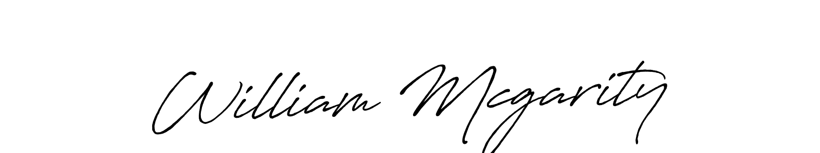 Use a signature maker to create a handwritten signature online. With this signature software, you can design (Antro_Vectra_Bolder) your own signature for name William Mcgarity. William Mcgarity signature style 7 images and pictures png