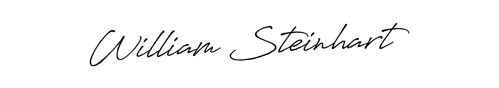 Use a signature maker to create a handwritten signature online. With this signature software, you can design (Antro_Vectra_Bolder) your own signature for name William Steinhart. William Steinhart signature style 7 images and pictures png