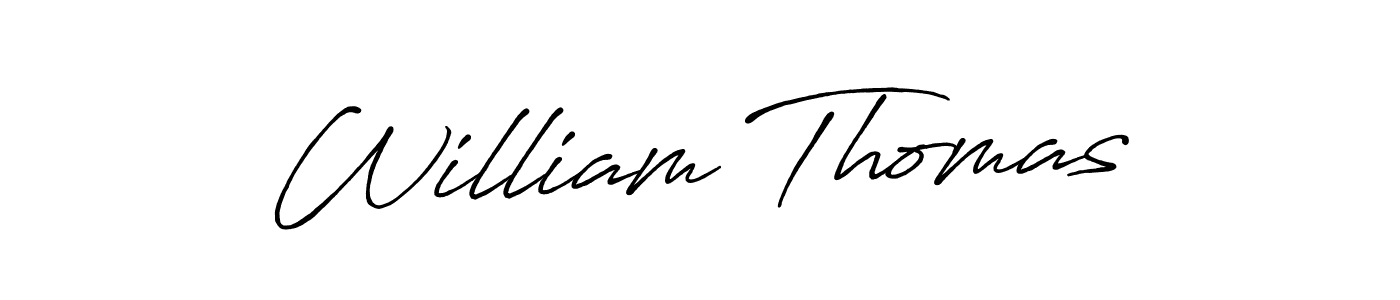 Design your own signature with our free online signature maker. With this signature software, you can create a handwritten (Antro_Vectra_Bolder) signature for name William Thomas. William Thomas signature style 7 images and pictures png