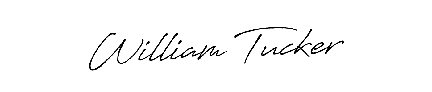 Make a beautiful signature design for name William Tucker. With this signature (Antro_Vectra_Bolder) style, you can create a handwritten signature for free. William Tucker signature style 7 images and pictures png