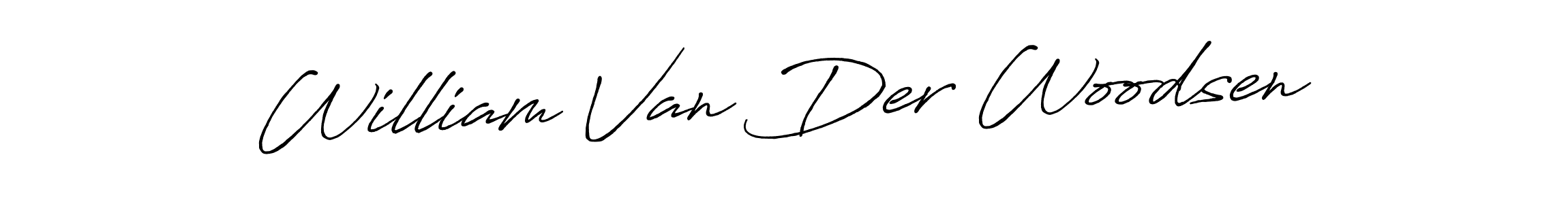 Antro_Vectra_Bolder is a professional signature style that is perfect for those who want to add a touch of class to their signature. It is also a great choice for those who want to make their signature more unique. Get William Van Der Woodsen name to fancy signature for free. William Van Der Woodsen signature style 7 images and pictures png