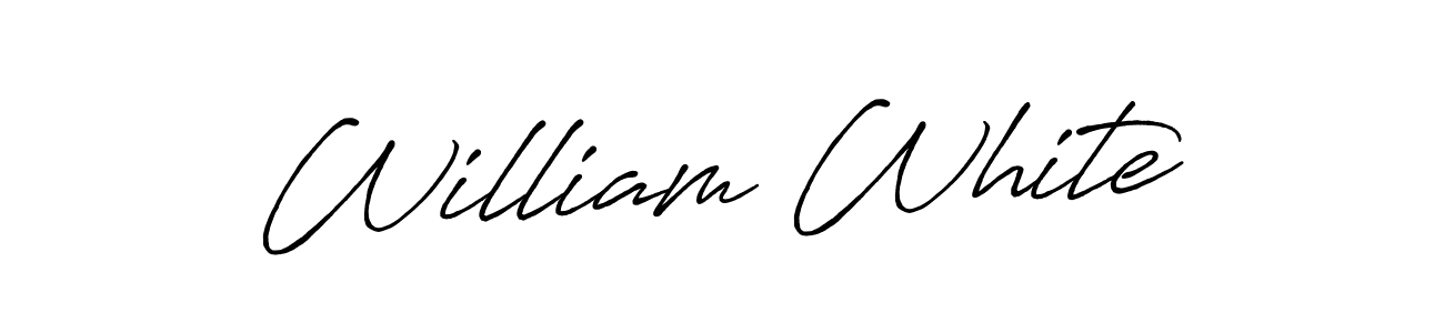 Also we have William White name is the best signature style. Create professional handwritten signature collection using Antro_Vectra_Bolder autograph style. William White signature style 7 images and pictures png