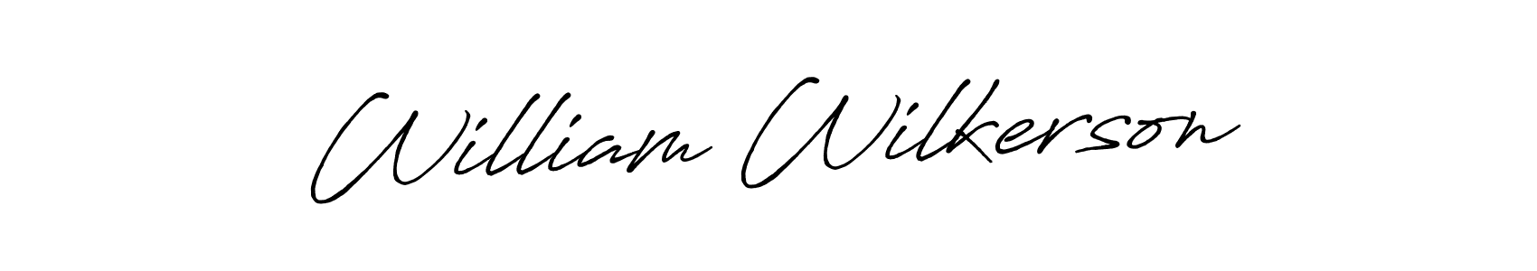 William Wilkerson stylish signature style. Best Handwritten Sign (Antro_Vectra_Bolder) for my name. Handwritten Signature Collection Ideas for my name William Wilkerson. William Wilkerson signature style 7 images and pictures png