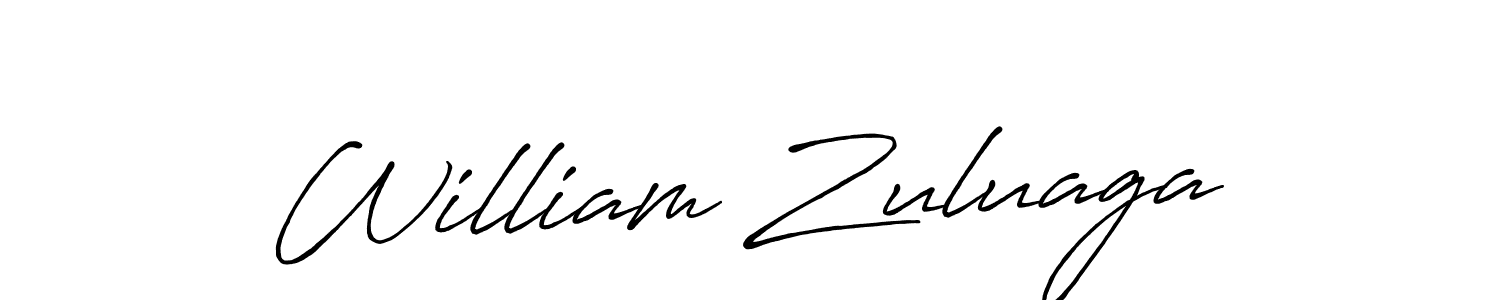 Antro_Vectra_Bolder is a professional signature style that is perfect for those who want to add a touch of class to their signature. It is also a great choice for those who want to make their signature more unique. Get William Zuluaga name to fancy signature for free. William Zuluaga signature style 7 images and pictures png