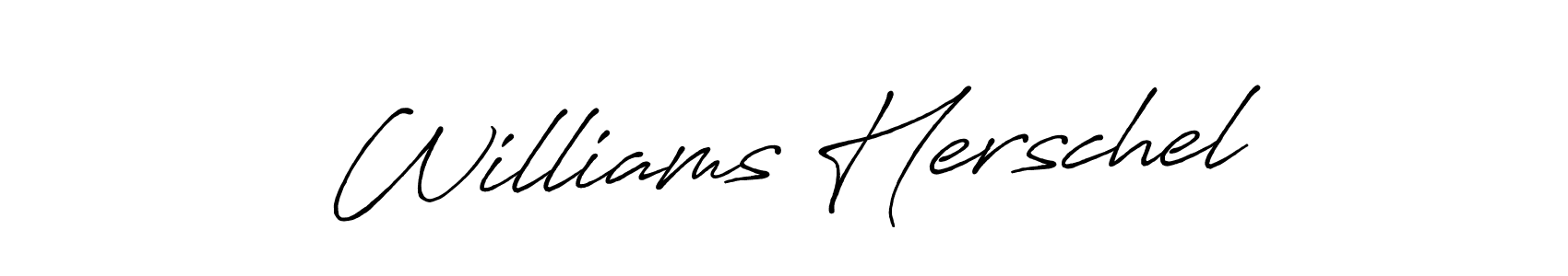 if you are searching for the best signature style for your name Williams Herschel. so please give up your signature search. here we have designed multiple signature styles  using Antro_Vectra_Bolder. Williams Herschel signature style 7 images and pictures png