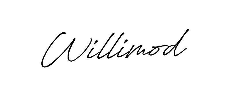 Also we have Willimod name is the best signature style. Create professional handwritten signature collection using Antro_Vectra_Bolder autograph style. Willimod signature style 7 images and pictures png