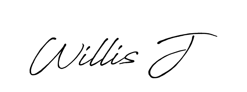 Make a beautiful signature design for name Willis J. Use this online signature maker to create a handwritten signature for free. Willis J signature style 7 images and pictures png