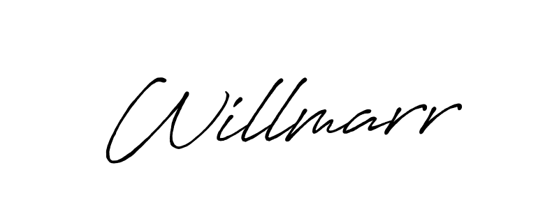 Design your own signature with our free online signature maker. With this signature software, you can create a handwritten (Antro_Vectra_Bolder) signature for name Willmarr. Willmarr signature style 7 images and pictures png