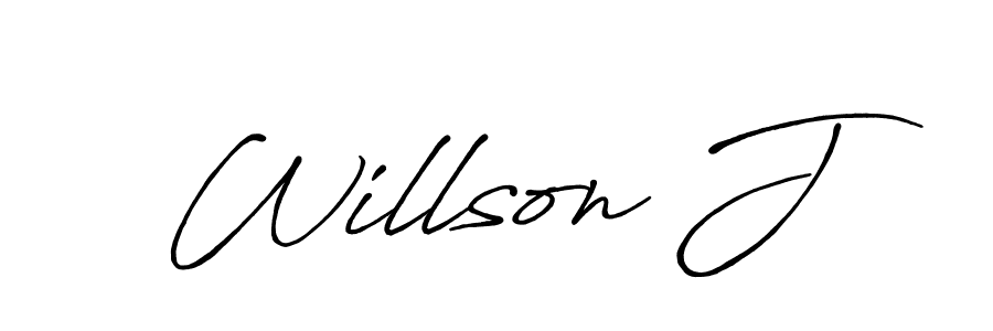 Once you've used our free online signature maker to create your best signature Antro_Vectra_Bolder style, it's time to enjoy all of the benefits that Willson J name signing documents. Willson J signature style 7 images and pictures png