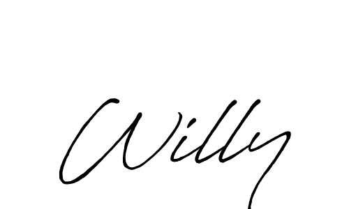 Also You can easily find your signature by using the search form. We will create Willy name handwritten signature images for you free of cost using Antro_Vectra_Bolder sign style. Willy signature style 7 images and pictures png