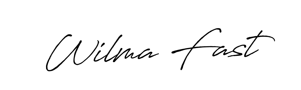 Antro_Vectra_Bolder is a professional signature style that is perfect for those who want to add a touch of class to their signature. It is also a great choice for those who want to make their signature more unique. Get Wilma Fast name to fancy signature for free. Wilma Fast signature style 7 images and pictures png