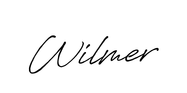 Design your own signature with our free online signature maker. With this signature software, you can create a handwritten (Antro_Vectra_Bolder) signature for name Wilmer. Wilmer signature style 7 images and pictures png