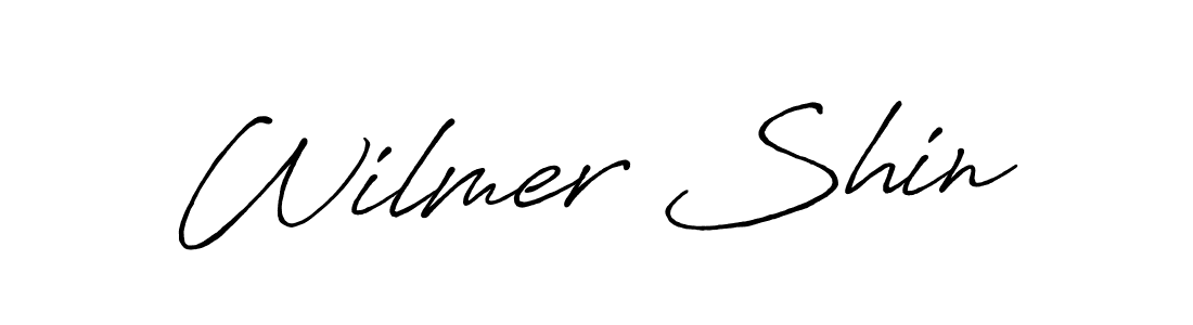 It looks lik you need a new signature style for name Wilmer Shin. Design unique handwritten (Antro_Vectra_Bolder) signature with our free signature maker in just a few clicks. Wilmer Shin signature style 7 images and pictures png