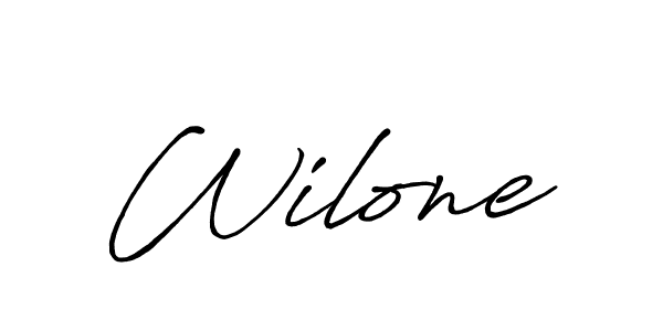 Once you've used our free online signature maker to create your best signature Antro_Vectra_Bolder style, it's time to enjoy all of the benefits that Wilone name signing documents. Wilone signature style 7 images and pictures png