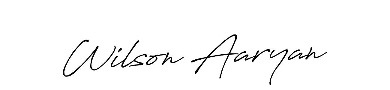 You can use this online signature creator to create a handwritten signature for the name Wilson Aaryan. This is the best online autograph maker. Wilson Aaryan signature style 7 images and pictures png