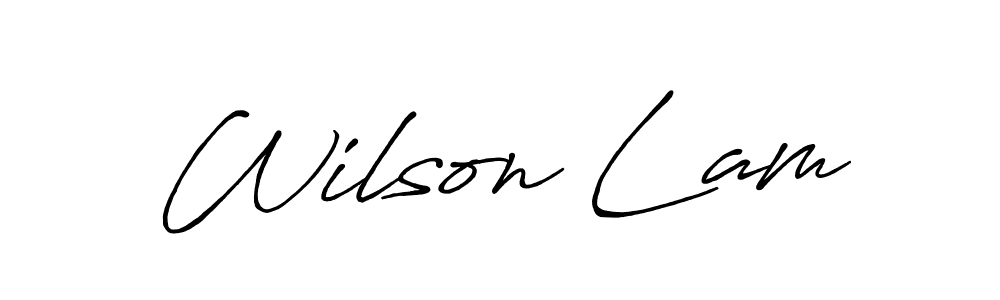 Make a short Wilson Lam signature style. Manage your documents anywhere anytime using Antro_Vectra_Bolder. Create and add eSignatures, submit forms, share and send files easily. Wilson Lam signature style 7 images and pictures png