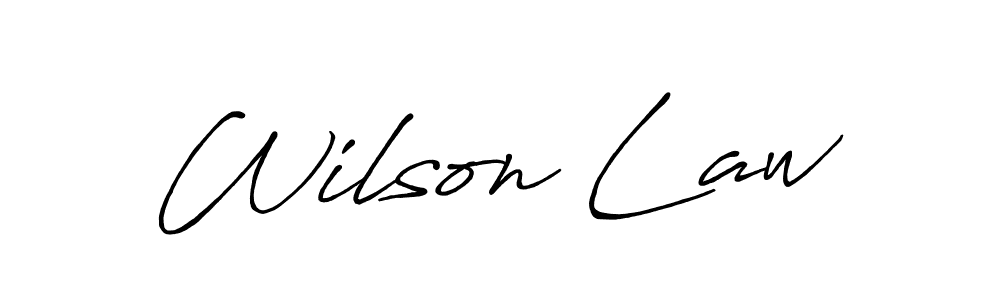 Make a beautiful signature design for name Wilson Law. Use this online signature maker to create a handwritten signature for free. Wilson Law signature style 7 images and pictures png