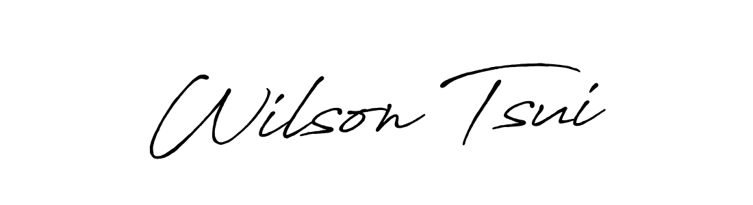 Also You can easily find your signature by using the search form. We will create Wilson Tsui name handwritten signature images for you free of cost using Antro_Vectra_Bolder sign style. Wilson Tsui signature style 7 images and pictures png