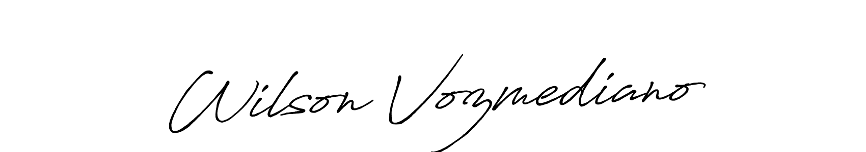 Make a beautiful signature design for name Wilson Vozmediano. Use this online signature maker to create a handwritten signature for free. Wilson Vozmediano signature style 7 images and pictures png