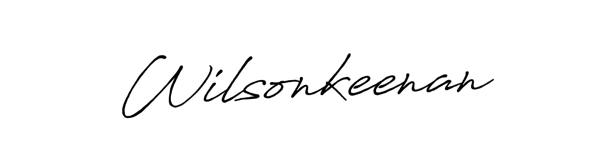 Wilsonkeenan stylish signature style. Best Handwritten Sign (Antro_Vectra_Bolder) for my name. Handwritten Signature Collection Ideas for my name Wilsonkeenan. Wilsonkeenan signature style 7 images and pictures png