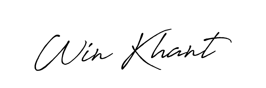 You should practise on your own different ways (Antro_Vectra_Bolder) to write your name (Win Khant) in signature. don't let someone else do it for you. Win Khant signature style 7 images and pictures png