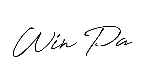 Similarly Antro_Vectra_Bolder is the best handwritten signature design. Signature creator online .You can use it as an online autograph creator for name Win Pa. Win Pa signature style 7 images and pictures png