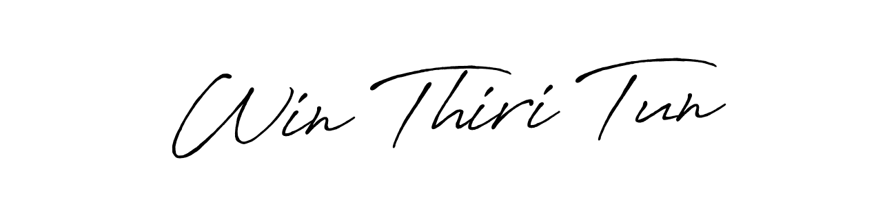 Similarly Antro_Vectra_Bolder is the best handwritten signature design. Signature creator online .You can use it as an online autograph creator for name Win Thiri Tun. Win Thiri Tun signature style 7 images and pictures png