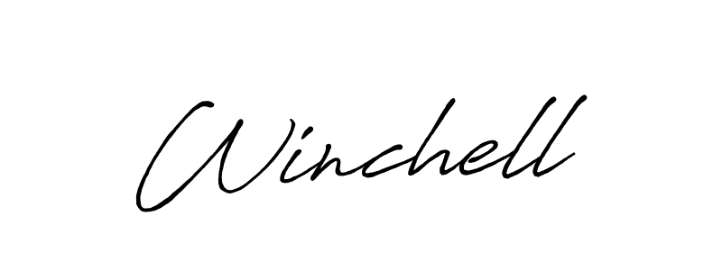 Use a signature maker to create a handwritten signature online. With this signature software, you can design (Antro_Vectra_Bolder) your own signature for name Winchell. Winchell signature style 7 images and pictures png