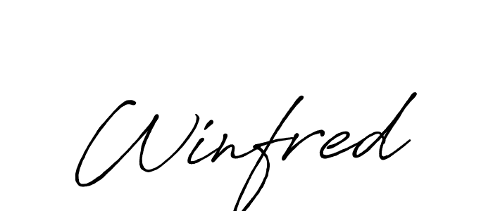 Antro_Vectra_Bolder is a professional signature style that is perfect for those who want to add a touch of class to their signature. It is also a great choice for those who want to make their signature more unique. Get Winfred name to fancy signature for free. Winfred signature style 7 images and pictures png