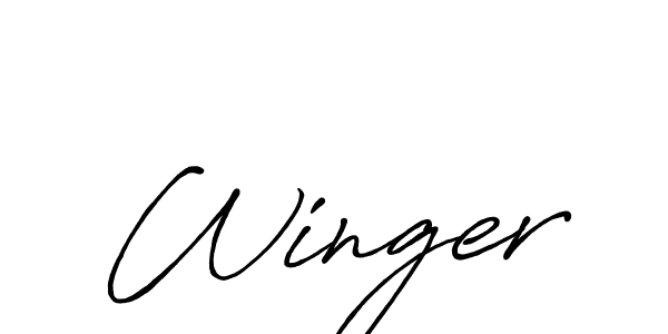 Once you've used our free online signature maker to create your best signature Antro_Vectra_Bolder style, it's time to enjoy all of the benefits that Winger name signing documents. Winger signature style 7 images and pictures png