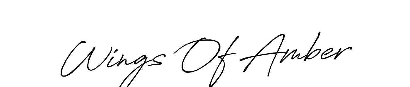 Similarly Antro_Vectra_Bolder is the best handwritten signature design. Signature creator online .You can use it as an online autograph creator for name Wings Of Amber. Wings Of Amber signature style 7 images and pictures png