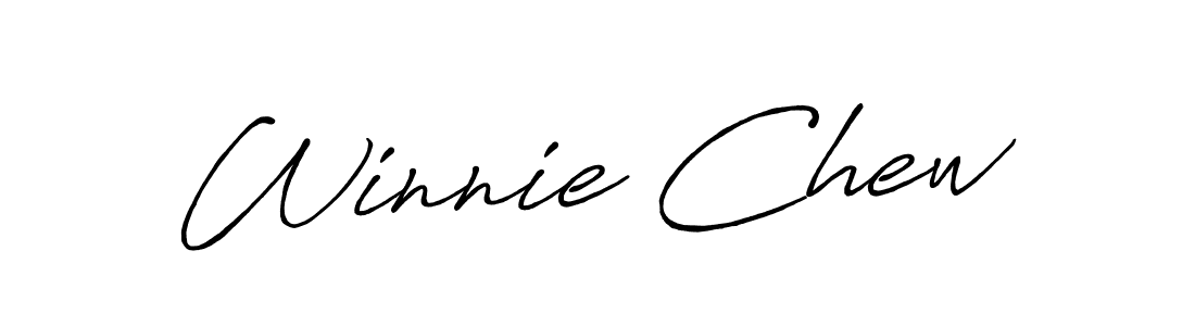 Create a beautiful signature design for name Winnie Chew. With this signature (Antro_Vectra_Bolder) fonts, you can make a handwritten signature for free. Winnie Chew signature style 7 images and pictures png