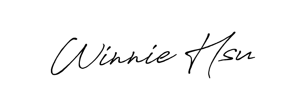 You should practise on your own different ways (Antro_Vectra_Bolder) to write your name (Winnie Hsu) in signature. don't let someone else do it for you. Winnie Hsu signature style 7 images and pictures png