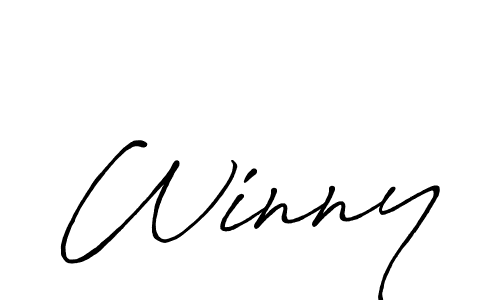 It looks lik you need a new signature style for name Winny. Design unique handwritten (Antro_Vectra_Bolder) signature with our free signature maker in just a few clicks. Winny signature style 7 images and pictures png