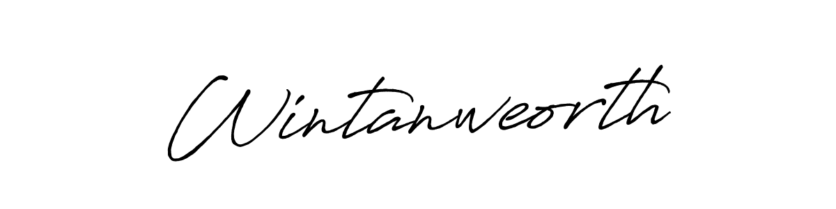 Design your own signature with our free online signature maker. With this signature software, you can create a handwritten (Antro_Vectra_Bolder) signature for name Wintanweorth. Wintanweorth signature style 7 images and pictures png