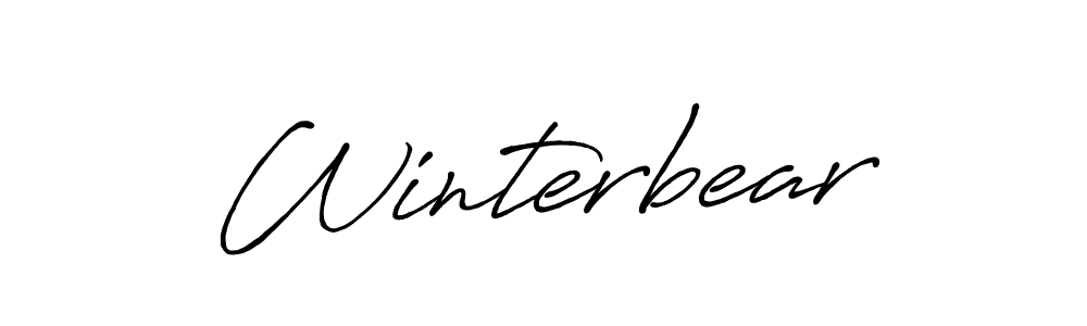 Here are the top 10 professional signature styles for the name Winterbear. These are the best autograph styles you can use for your name. Winterbear signature style 7 images and pictures png