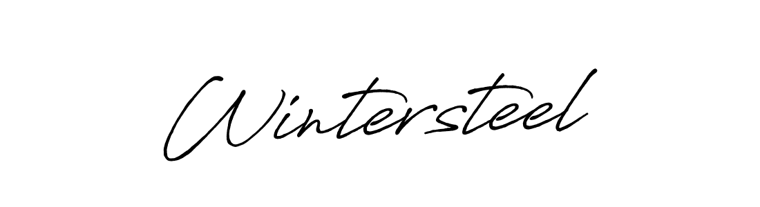 Also You can easily find your signature by using the search form. We will create Wintersteel name handwritten signature images for you free of cost using Antro_Vectra_Bolder sign style. Wintersteel signature style 7 images and pictures png
