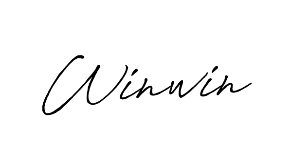 It looks lik you need a new signature style for name Winwin. Design unique handwritten (Antro_Vectra_Bolder) signature with our free signature maker in just a few clicks. Winwin signature style 7 images and pictures png