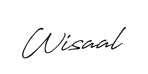 Antro_Vectra_Bolder is a professional signature style that is perfect for those who want to add a touch of class to their signature. It is also a great choice for those who want to make their signature more unique. Get Wisaal name to fancy signature for free. Wisaal signature style 7 images and pictures png