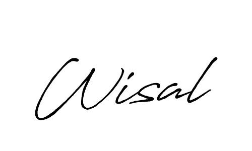 It looks lik you need a new signature style for name Wisal. Design unique handwritten (Antro_Vectra_Bolder) signature with our free signature maker in just a few clicks. Wisal signature style 7 images and pictures png