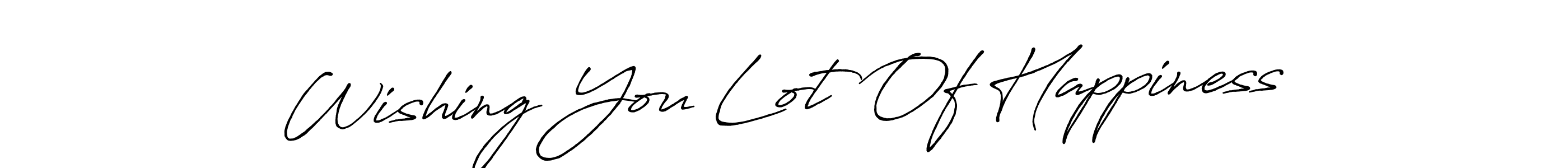 Wishing You Lot Of Happiness stylish signature style. Best Handwritten Sign (Antro_Vectra_Bolder) for my name. Handwritten Signature Collection Ideas for my name Wishing You Lot Of Happiness. Wishing You Lot Of Happiness signature style 7 images and pictures png