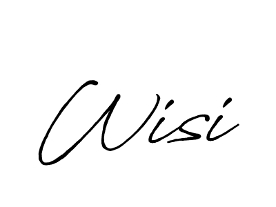 How to Draw Wisi signature style? Antro_Vectra_Bolder is a latest design signature styles for name Wisi. Wisi signature style 7 images and pictures png