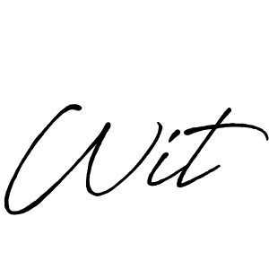 This is the best signature style for the Wit name. Also you like these signature font (Antro_Vectra_Bolder). Mix name signature. Wit signature style 7 images and pictures png