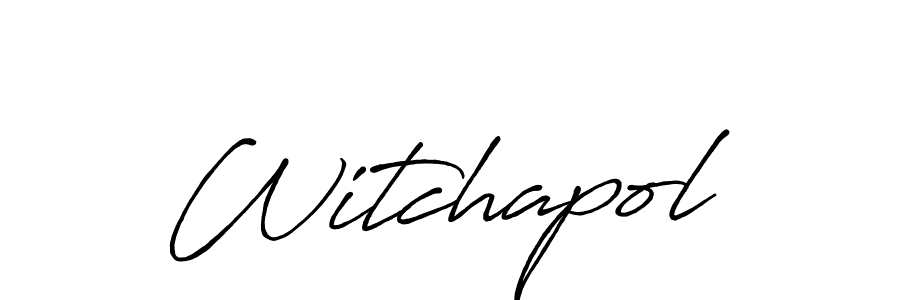 Make a beautiful signature design for name Witchapol. Use this online signature maker to create a handwritten signature for free. Witchapol signature style 7 images and pictures png