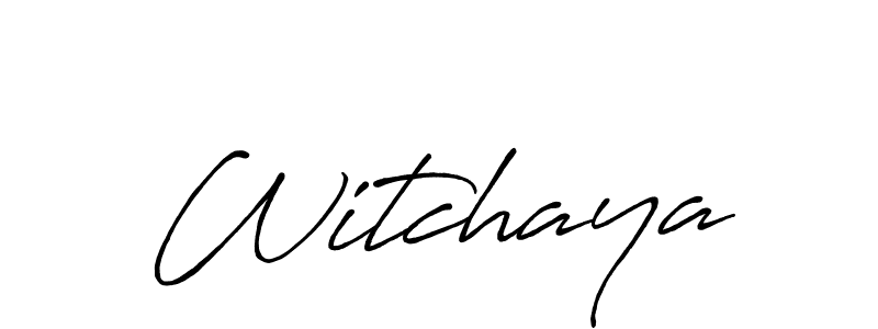 Once you've used our free online signature maker to create your best signature Antro_Vectra_Bolder style, it's time to enjoy all of the benefits that Witchaya name signing documents. Witchaya signature style 7 images and pictures png